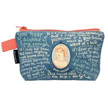 Product Image for Jane Austen Zipper Pouch Bag