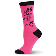 Product Image for Keep Calm & Feed the Cat Women's Socks