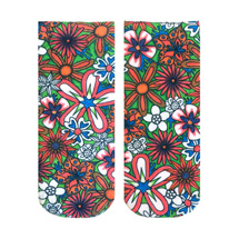 Alternate Image 2 for Floral Color-In Socks