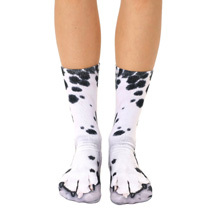 Product Image for Dalmatian Paws Unisex Crew Socks