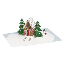 Product Image for Gingerbread Cabin 3D Greeting Cards