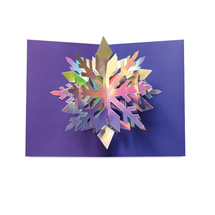 Product Image for Dazzling Snowflake 3D Greeting Cards - Set of 8