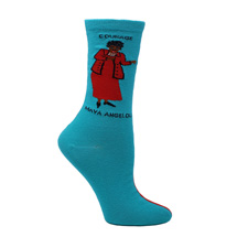 Alternate Image 1 for Maya Angelou We March On Women's Socks