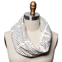 Product Image for Little Women Infinity Book Scarf