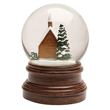 Alternate Image 1 for Snowy Sanctuary Church Snow Globe