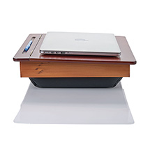 Alternate Image 2 for Laptop Lap Desk with Storage, Large School House Lap Desk, 17'