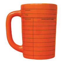 Product Image for Library Card Mug - Orange