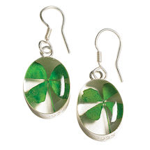 Alternate Image 1 for Four Leaf Clover Jewelry - Earrings