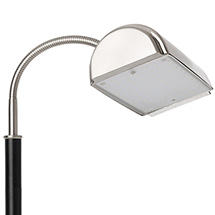 Alternate Image 2 for Natural Daylight LED Floor Lamp - Nickel/Brass