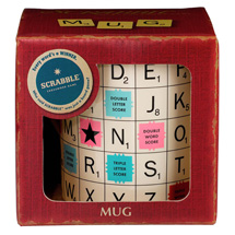 Alternate Image 1 for Vintage Scrabble Alphabet Mug