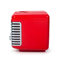 Alternate Image 8 for Corsair Clock Radio/CD Player with Bluetooth - Red