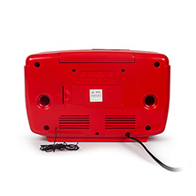 Alternate Image 9 for Corsair Clock Radio/CD Player with Bluetooth - Red
