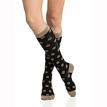 Alternate Image 1 for Polka Dot Women's Compression Socks