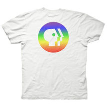 Alternate Image 5 for PBS Rainbow Logo Unisex T-Shirt