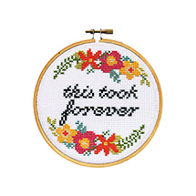 Product Image for Sarcastic Cross Stitch Kit - This Took Forever