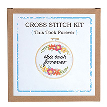 Alternate Image 3 for Sarcastic Cross Stitch Kit - This Took Forever