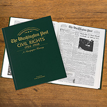 Product Image for Personalized Civil Rights Newspaper History Book