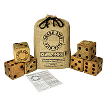 Product Image for Oversized Wooden Yard Dice