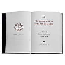 Alternate Image 2 for Personalized Leather Mastering the Art of French Cooking (Hardcover)