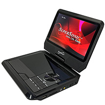 Alternate Image 3 for Portable DVD Player with digital TV, USB, SD Inputs & Swivel Display