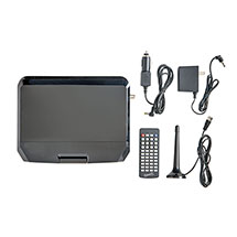 Alternate Image 5 for Portable DVD Player with digital TV, USB, SD Inputs & Swivel Display