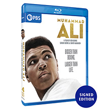 Alternate Image 1 for Muhammad Ali: A Film by Ken Burns, Sarah Burns & David McMahon DVD & Blu-ray Signed Edition