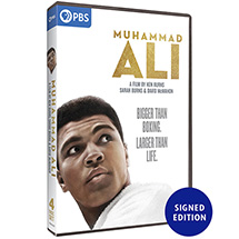 Product Image for Muhammad Ali: A Film by Ken Burns, Sarah Burns & David McMahon DVD & Blu-ray Signed Edition