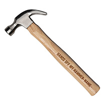 Alternate Image 2 for Personalized Wooden Hammer