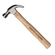 Alternate Image 3 for Personalized Wooden Hammer
