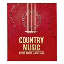Non-Personalized Leatherbound Country Music (Hardcover)