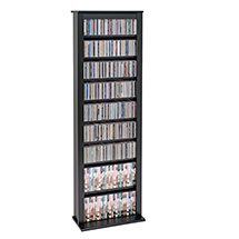 Product Image for Slim Barrister Tower for DVDs, CDs and More