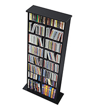 Double Multimedia Storage Tower DVD & CDs