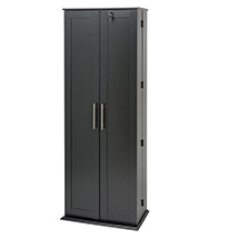 Alternate Image 3 for Grande Locking Media Storage Cabinet with Shaker Doors for DVDs and More
