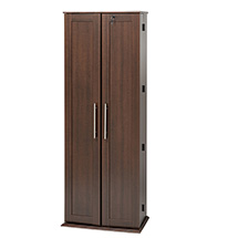 Alternate Image 2 for Grande Locking Media Storage Cabinet with Shaker Doors for DVDs and More