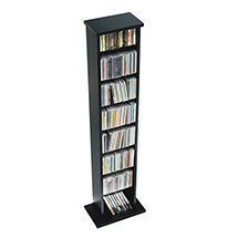 Product Image for Slim Multimedia Storage Tower CDs and DVDs