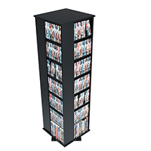 Alternate Image 1 for Large 4-Sided Media Spinning Tower for DVDs & CDs