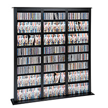 Alternate Image 1 for Triple Width Barrister Tower for DVDs, CDs and More