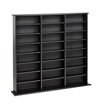 Alternate Image 3 for Triple Width Wall Media Storage for DVDs & CDs