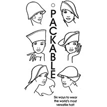 Alternate Image 1 for Packable Six-Way Wool Hat