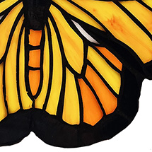 Alternate Image 8 for Monarch Butterfly Stained Glass Window Panel