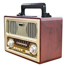 Alternate Image 1 for Vintage Radio with Bluetooth Speaker