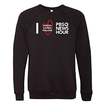 Product Image for I Love NewsHour Crewneck Sweatshirt