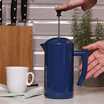 Alternate Image 7 for 6-Cup Lacquered Stainless Steel French Press