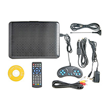 Alternate Image 5 for 9' Portable DVD Player with digital TV, USB, SD Inputs & Swivel Display