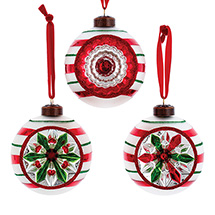 Polish Mini Glass Ornaments - Set of 6