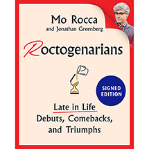 PRE-ORDER (Signed) Mo Rocca: Roctogenarians Book