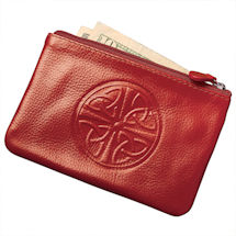 Alternate Image 2 for Celtic Leather Coin Purse