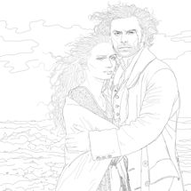Alternate Image 2 for The Official Poldark Coloring Book