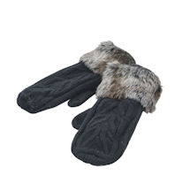 Product Image for Faux Fur Mittens