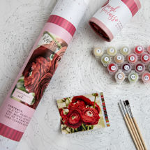 Product Image for Floral Paint-by-Number Kit